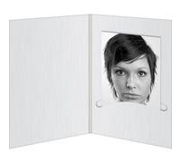 Portefeuille de photo de passeport DAIBER - Profi-Line - Blanc - 14011 - Format de l'image : 4.5 x 6 cm - Papier
