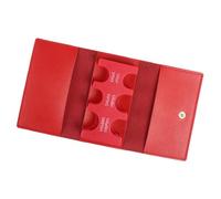 Portefeuille de pièces de monnaie - Porte-monnaie japonais | Valise multifonctionnelle portable durable triple - Porte-monnaie avec étui en cuir pour un cadeau de couple, rouge, Voir description, Voir