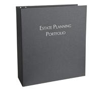 Portefeuille de planification successorale - Kit de lin (lin gris anthracite)