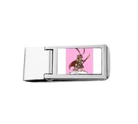 Portefeuille de poche en acier inoxydable pour billets de voyage Motif Monkey King