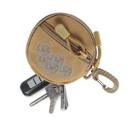 Portefeuille de rechange - Sac rond pour pièces de monnaie, pochette portable avec fermeture éclair | Portefeuille multifonctionnel pour pièces de monnaie, sac de rangement compact sans fil pour