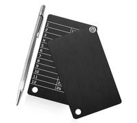 Portefeuille de sauvegarde robuste compatible BIP39 et 24 mots avec phrases en pierre avec vis