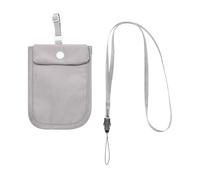 Portefeuille de Soutien-Gorge, Portefeuille Soutien-Gorge sous vêtements Poche de Voyage avec Poche pour la Ceinture en Argent, Gris, riferimento Alla descrizione, Se référer à la Description