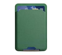 Portefeuille de téléphone portable, support pour cartes pour coque de téléphone portable, le support Bisoude a 5 mm d'épaisseur, facile à transporter dans des poches ou des sacs, léger PU Bolsi, Vert