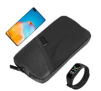 Portefeuille de vélo - 19,5 x 10,5 cm - Pochette de rangement pour vélo | Petit portefeuille pour cartes de crédit pour un rangement pratique | Outil clé multifonction pour homme et femme, Noir, Voir