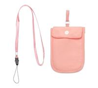 Portefeuille de voyage avec soutien-gorge pour femme, portefeuille avec soutien-gorge, porte-soutien-gorge réglable pour ceinture d'argent, poche de voyage secrète | Étui de voyage pour suje, rose