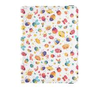 Portefeuille de voyage en cuir coloré de style kawaii avec motif monstres et insectes - Grande capacité - Pour argent et cartes - Organiseur de voyage pour femme