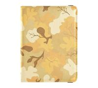 Portefeuille de voyage en cuir pour passeport et carte de vaccination avec fente pour carte de vaccination - Étui portefeuille pour homme et femme - Étanche, Vert/marron, 1 size, Moderne