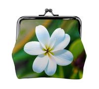 Portefeuille de voyage minimaliste avec motif floral hawaïen, petite pochette de rangement pour randonnées et excursions en plein air, Noir , Taille unique, Pochette à monnaie
