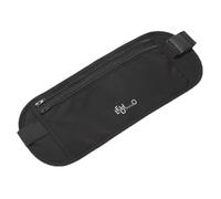 Portefeuille de voyage sécurisé avec sangle réglable pour cacher la taille, étui de téléphone, ceinture d'argent cachée pour homme et femme, porte-passeport en nylon, Noir , Beauté de masse