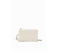 Portefeuille - DESIGUAL - 23WAYP05 - Beige - Effet cuir - Bandoulière amovible - Poche zippée