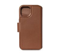 Portefeuille détachable en cuir Decoded pour iPhone 15 Plus Tan