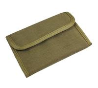 Portefeuille d'extérieur compact utilitaire porte-monnaie portable en nylon à trois volets pour cartes de crédit Sac de rangement étanche Taille pliée, Couleur boue., Taille unique