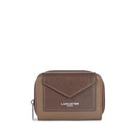 Portefeuille Dos à Dos Zippé Maya Lancaster 117-03 Taupe Marron