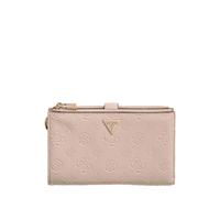Guess Compagnon Blake double zip Bone Logo Beige femme