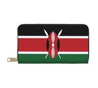 Portefeuille drapeau du Kenya porte-monnaie tendance et polyvalent pouvant contenir des téléphones portables, des pièces de monnaie, des clés