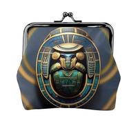 Portefeuille égyptien pour femme, porte-monnaie pour femme, petit portefeuille pour femme, adapté pour les femmes, élégant et personnalisé, noir, One Size, Art déco