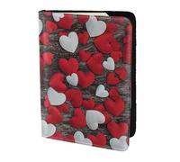 Portefeuille élégant pour documents de voyage avec impression Saint Valentin 14 cm