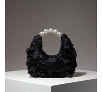 Portefeuille élégant pour femmes avec motif floral et décoration de perles, convient pour les soirées, les remises de diplômes, les mariages, et aussi un excellent cadeau pour les amies (plusieurs mot