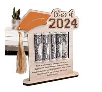 Portefeuille en bois - Portefeuille de remise de diplôme 2024 | Boîte de cartes de paiement de remise de diplôme, portefeuille, portefeuille