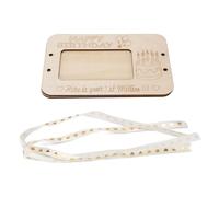 Portefeuille en Bois Votre Premier Million Élégant Inspirant pour Stocker Argent Et Cartes Anniversaire Mariage (Type de gâteau)