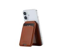 Portefeuille en cuir avec support - Compatible avec MagSafe et Qi2 - Sienna Brown