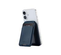 Accezz Accezz Portefeuille en cuir avec support Compatible avec MagSafe et Qi2 Nightfall Blue Bleu foncé