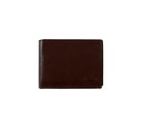 Portefeuille en cuir BRIC'S - BROWN - 12.75x9.75x2.25 cm - 8 compartiments pour cartes de crédit