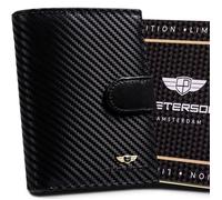Portefeuille en cuir carbone pour homme - Peterson