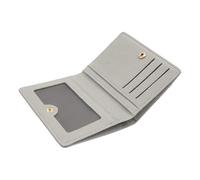 Portefeuille en cuir compact à deux volets, porte-cartes de crédit pour filles, adolescentes, femmes, adultes, voyage, argent, pièces de monnaie, gris, Refer to description, Unisexe