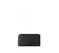 Portefeuille en cuir femme Hexagona Ref 58235 Noir 19,5*10,5*2