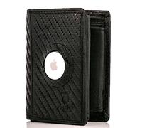 Portefeuille en cuir MATADOR pour homme avec compartiment AirTag, Minimallist Wallet, Moderne