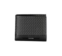 Portefeuille en cuir noir Calvin Klein