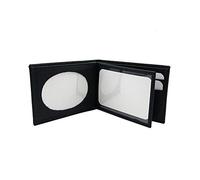 Portefeuille en cuir porte-plaque Garde civile / Police locale Drapeau