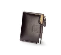 Portefeuille en Cuir Portefeuille Hommes en Cuir Hommes Portefeuilles Bourse Courte Mâle Embrayage Portefeuille en Cuir Hommes Sac d'argent Qualité Garantie (Color : C)