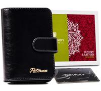 Portefeuille en cuir pour femme avec fermeture à pression - Peterson