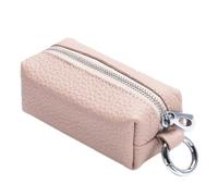 Portefeuille en cuir pour femme avec fermeture éclair et accessoires pour clés Noir, rose, Fidèle à la description, comme description