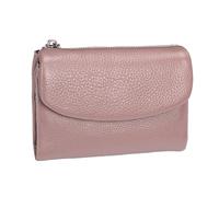 Portefeuille en cuir pour femme - Compact - En cuir de vachette souple - Petit sac à main élégant avec organiseur RFID spacieux (taille unique)