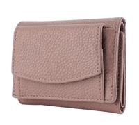 Portefeuille en cuir pour femme - Court - Tendance - Avec fermoir de poche - Traqueurs pour clés et portefeuilles - Autocollant, rose, Taille unique