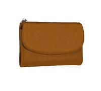Portefeuille en cuir pour femme - Fin - Blocage RFID - En cuir souple - Petit portefeuille pour un usage quotidien et les trajets - Grande capacité (marron, taille unique)