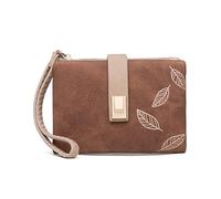 Portefeuille en cuir pour femme, petit porte-monnaie à fermeture éclair, porte-monnaie court pour femme, porte-monnaie pour femme, porte-monnaie, porte-cartes, blanc, Taille unique