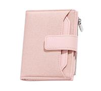 Portefeuille en cuir pour femme | Petit portefeuille pour femmes - Porte-cartes de visite tendance, organisateur de billets, portefeuille, accessoires de poche pour femme, Rose clair, Refer to