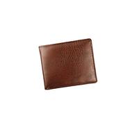 Portefeuille en Cuir pour Hommes d'affaires à Deux Volets Portefeuille en Cuir PU pour Hommes Porte-Carte d'identité de crédit Étui Solide Poches à Main Sacs (Couleur : Marron)