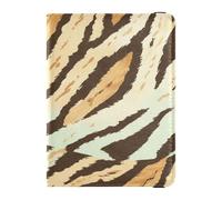 Portefeuille en cuir pour passeport et carte de vaccin - Étui de voyage étanche pour homme et femme, Imprimé peau de tigre vert clair, 1 size, Moderne