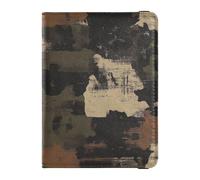 Portefeuille en cuir pour passeport et carte de vaccin - Organiseur de documents de voyage - Étanche, Camouflage militaire, 1 size, Moderne