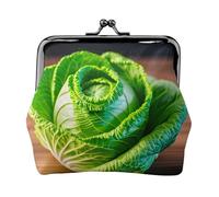 Portefeuille en cuir PU avec imprimé chou brillant - Mini pochette pour rouge à lèvres, changement de clés