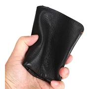 Portefeuille en Cuir Souple pour Hommes Portefeuille Court à Deux Volets Portefeuille d'affaires Portefeuille Ultra-Mince Portefeuille Vertical (Color : A Size : 9 * 11 * 1m)