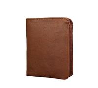 Portefeuille en Cuir Souple pour Hommes Portefeuille Court à Deux Volets Portefeuille d'affaires Portefeuille Ultra-Mince Portefeuille Vertical (Color : B Size : 9 * 11 * 1m)
