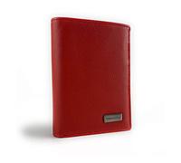 Portefeuille en Cuir - Taille12cm*9cm Elephant d'or (Rouge)