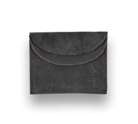 Portefeuille en cuir véritable gris | Portefeuille compact Kliene avec design peu encombrant | 10,8 cm x 2,5 cm x 8,5 cm | 2 poches intérieures et 4 emplacements pour cartes de crédit | Idéal pour les